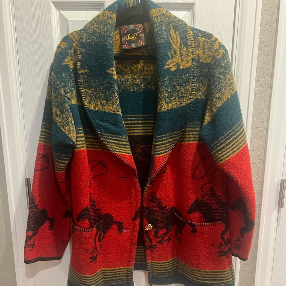 Circle T Vintage Cozy Western- em Jacket/Coat Sz S women